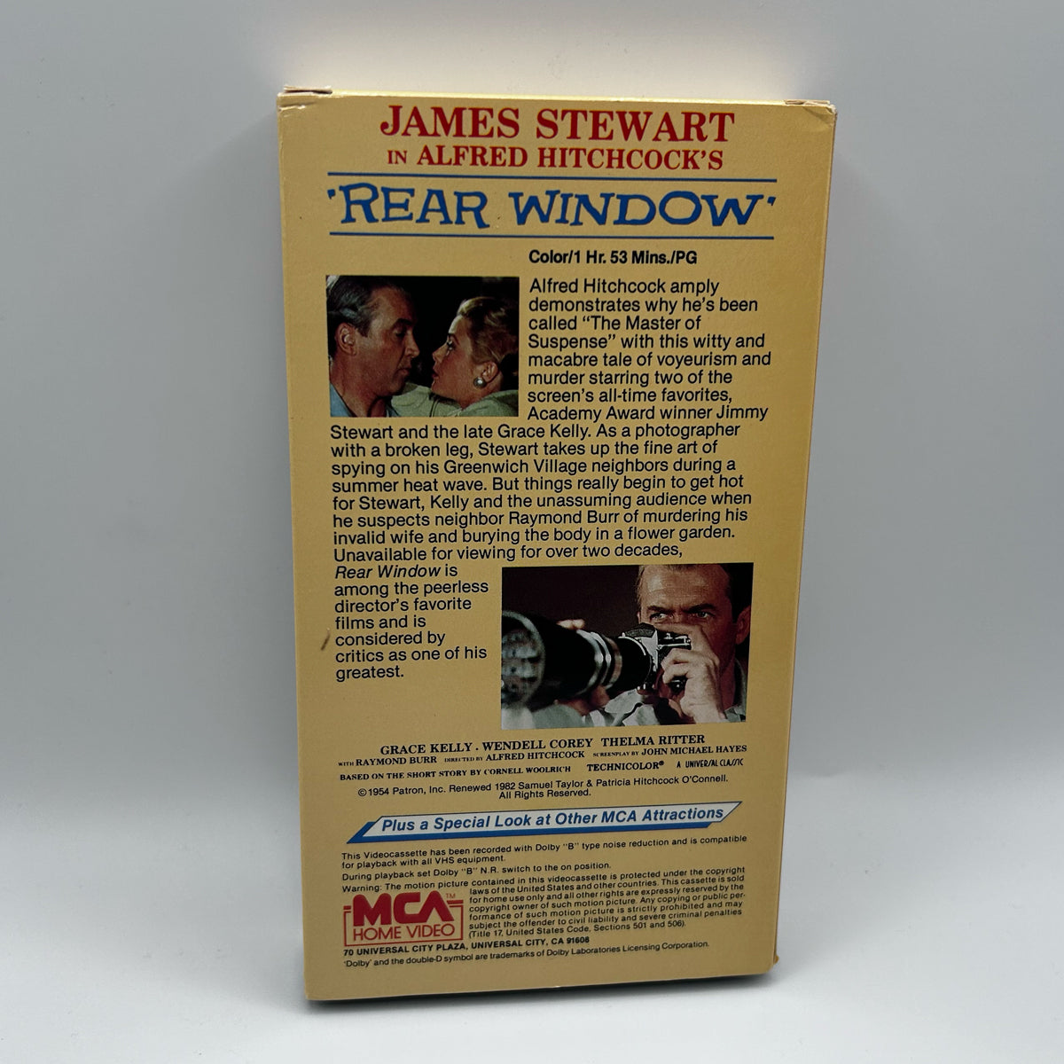 Rear Window VHS