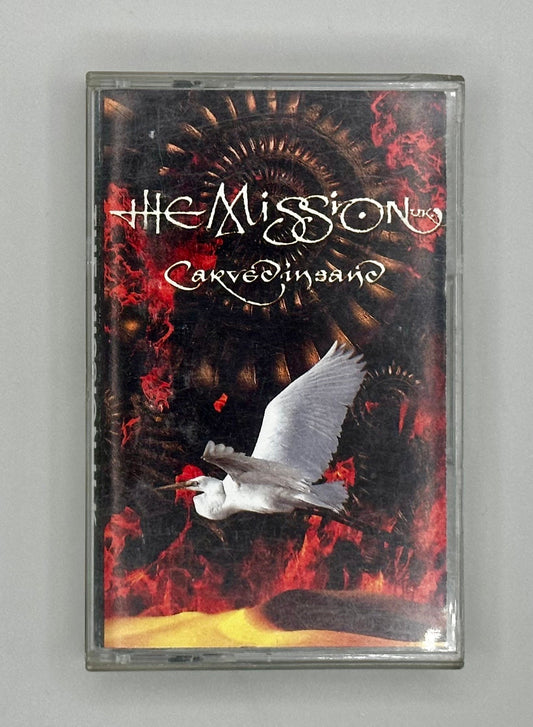 Mission U.K., The Carved in Sand Cassette Tape 80s Music Goth. TESTED