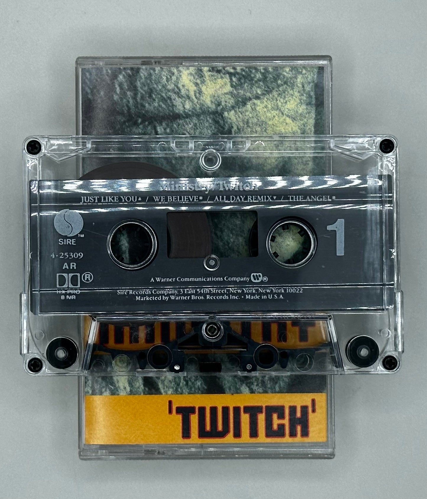 Ministry Twitch Cassette Tape 80s Industrial TESTED