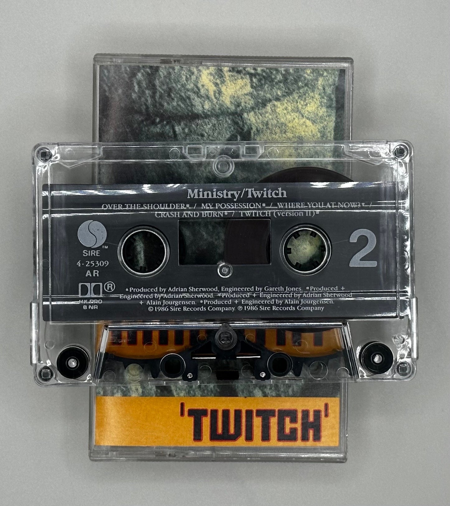 Ministry Twitch Cassette Tape 80s Industrial TESTED