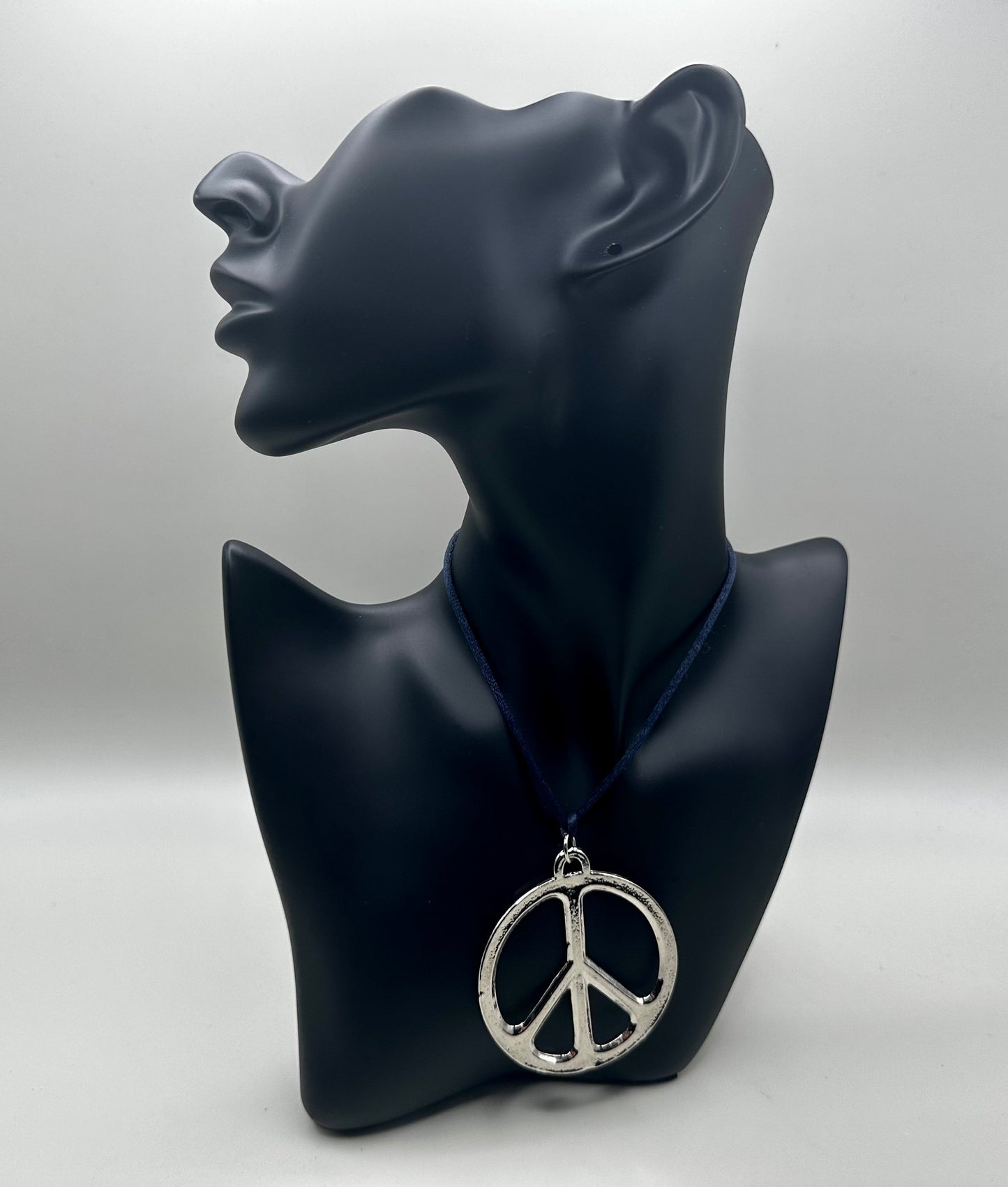 Peace Sign 90s Pendant 2x2 Inches