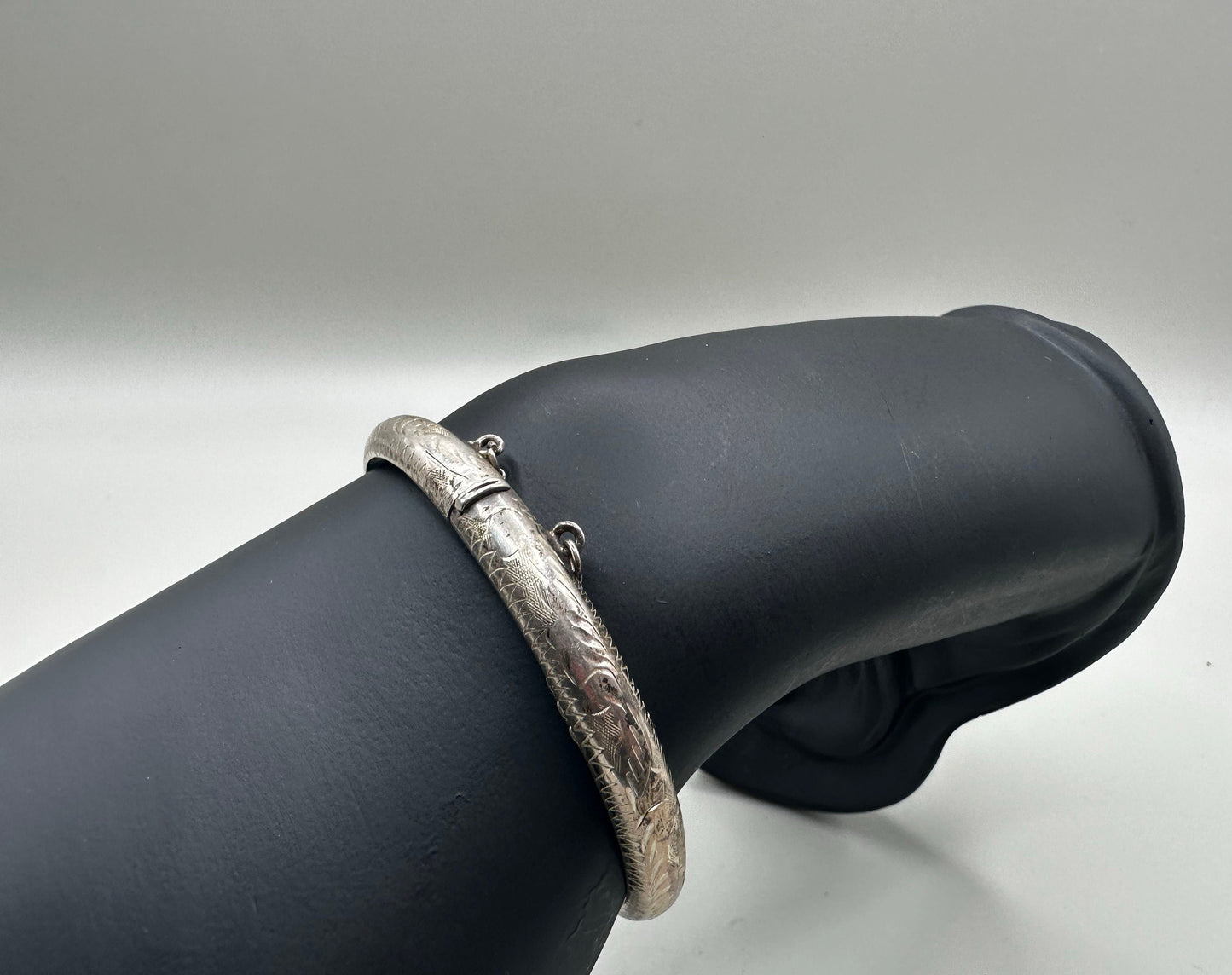 Sterling Silver Bracelet 1990s 925 2x2 inches