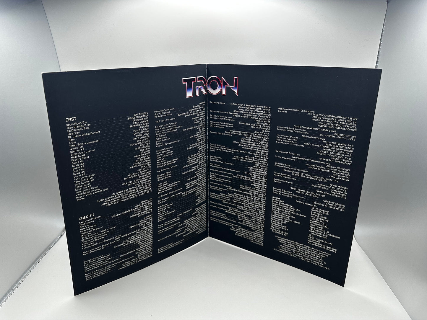 TRON Vintage 1982 8x11 Movie Souvenir Theater Program RARE