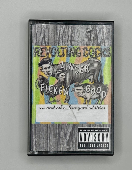 Revolting Cocks Cassette Tape Linger Ficken’ Good Wax Trax TESTED