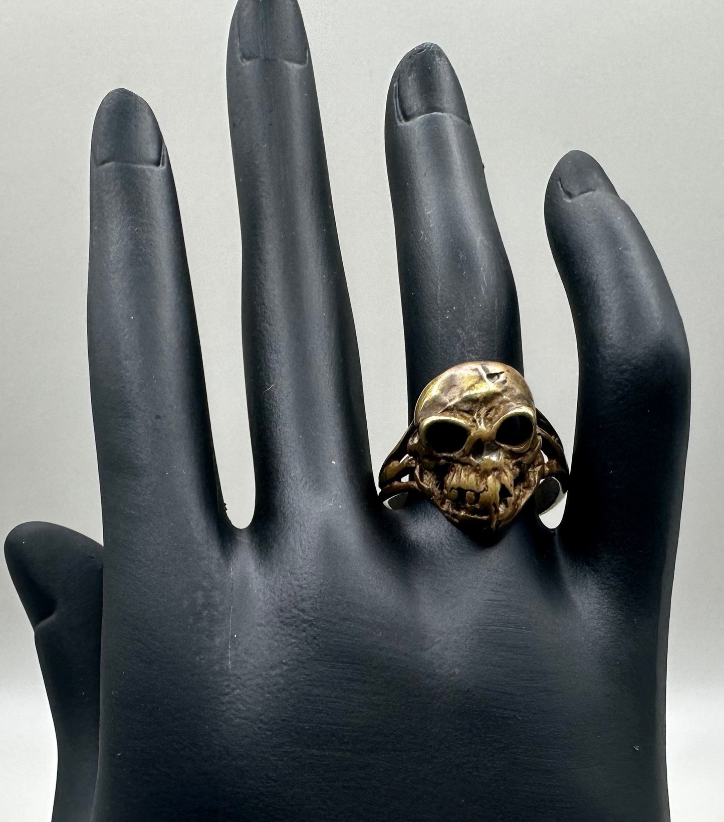 Skull Eastern Caribbean Grenada Vintage Ring Size 10