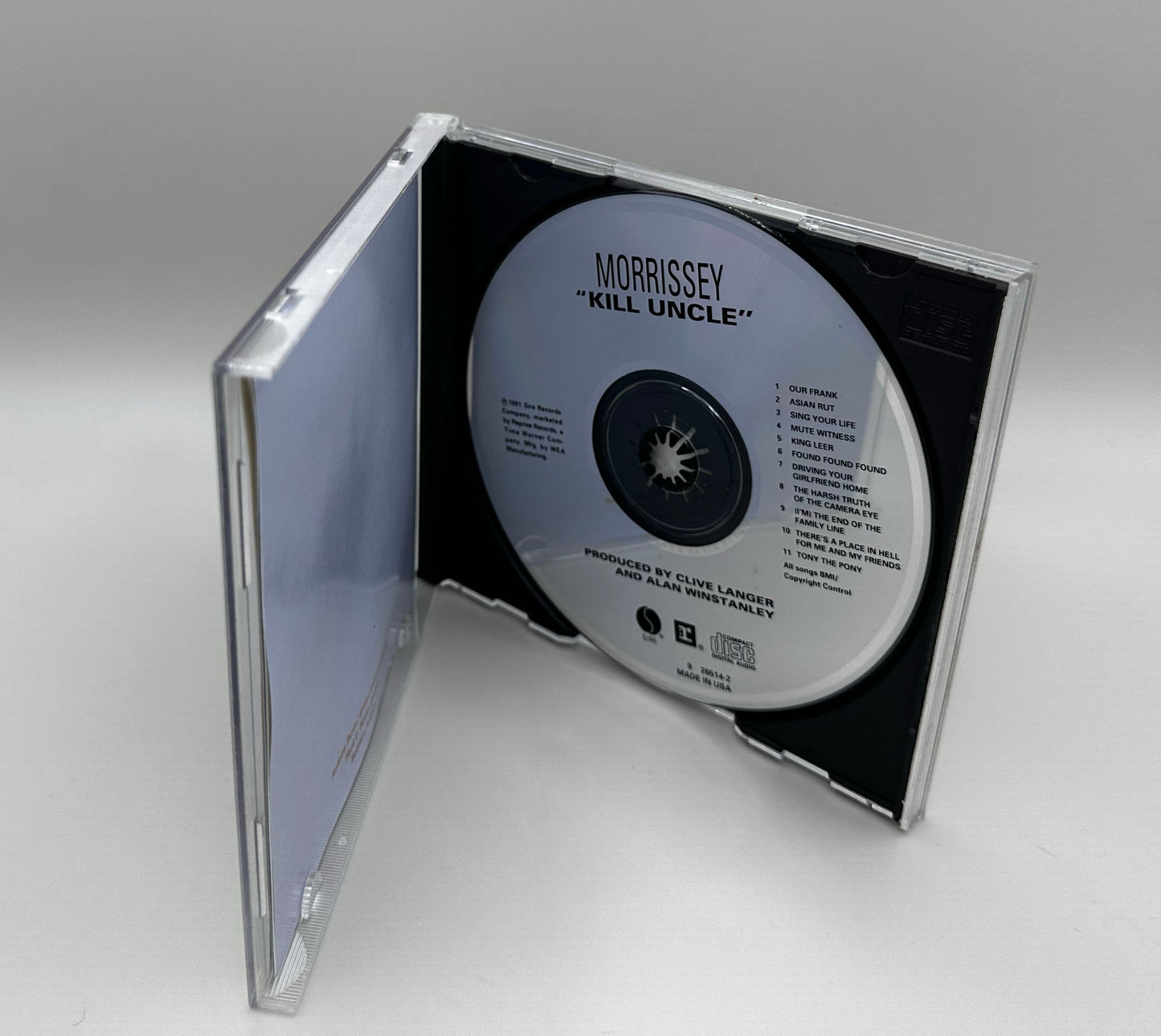 Morrissey - Kill Uncle Sire Records 1991 CD