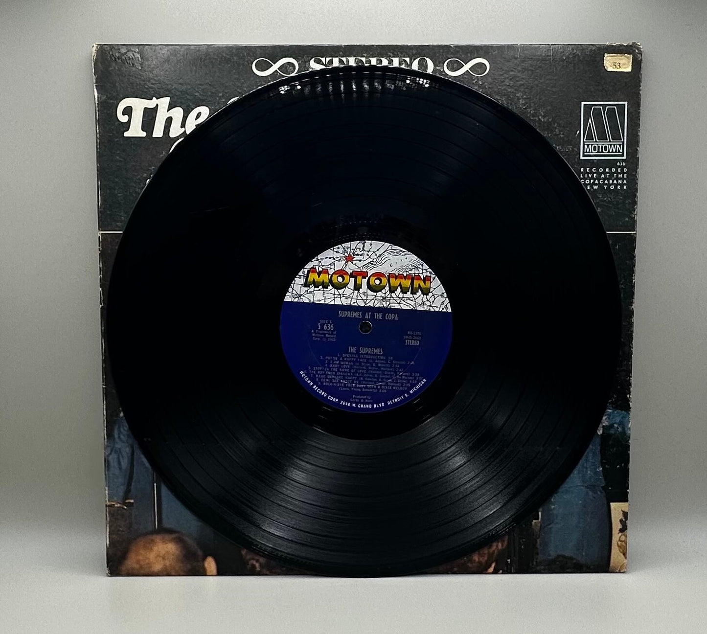 Supremes, The At The Copa Vinyl LP MOTOWN Records 1965