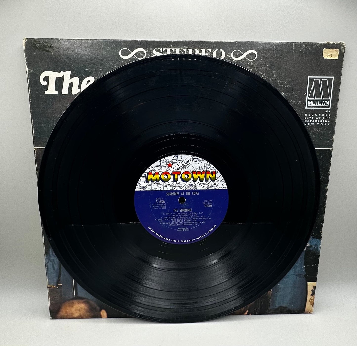 Supremes, The At The Copa Vinyl LP MOTOWN Records 1965