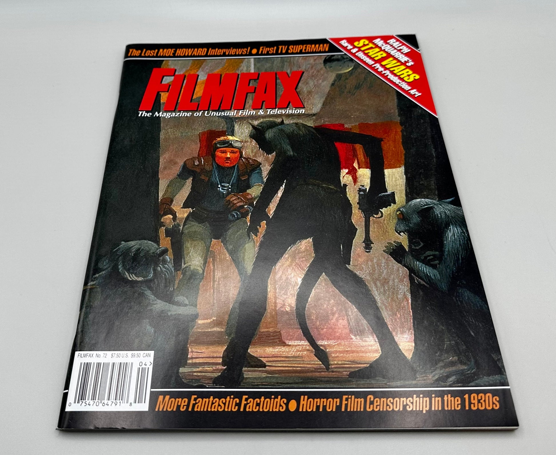 Filmfax Magazine No. 72 Barbara Payton, Lost Moe Howard Interview, Ralph McQuarrie’s Star Wars Rare Unseen Art Magazine