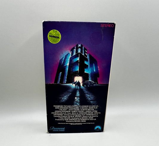 Keep, The VHS Michael Mann Tangerine Dream Ian McKellen Rental 80s Horror Video