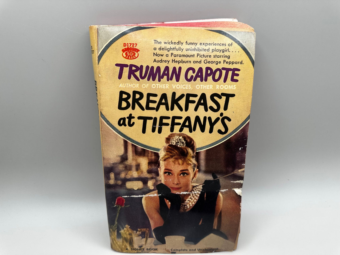 Breakfast At Tiffany’s Truman Capote 1961 Signet Movie Tie-In Vintage Paperback Book