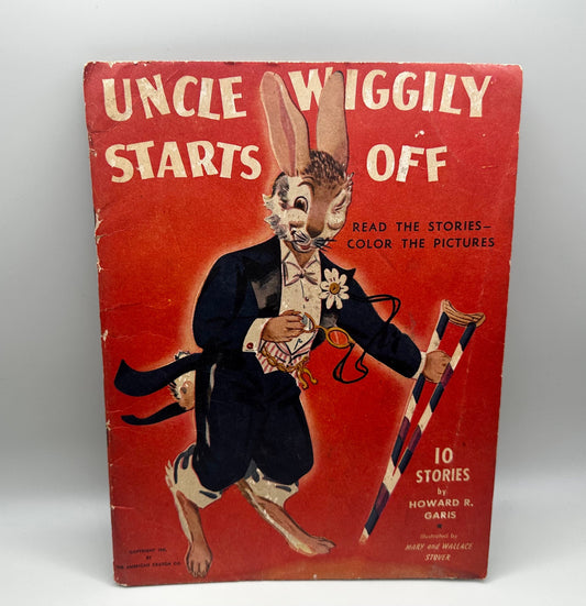 Uncle Wiggily Starts Off Book 10 Stories by Howard R Garis Vintage 1943