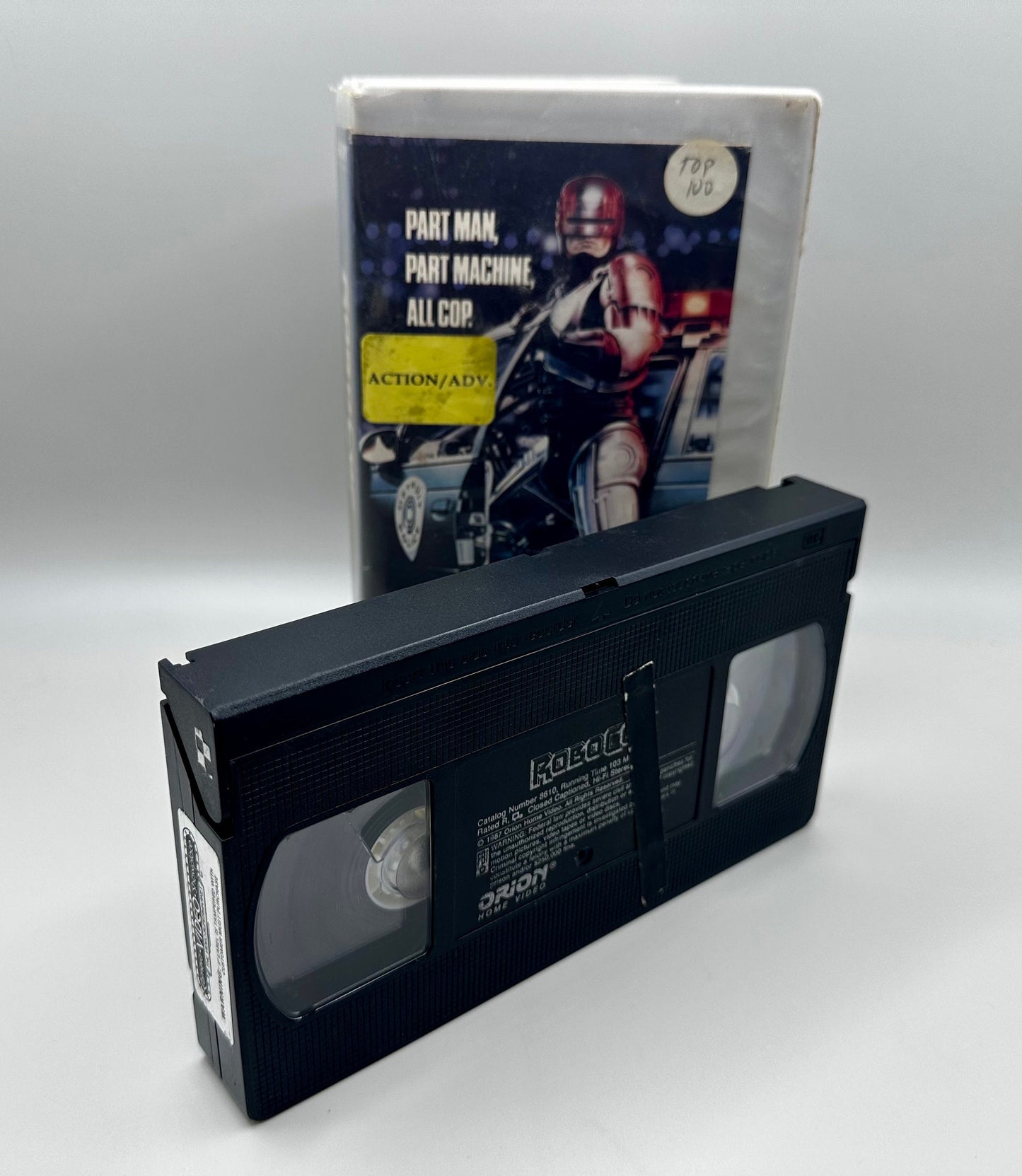 RoboCop Orion 1987 Ex Rental Copy Clam Shell Vintage VHS