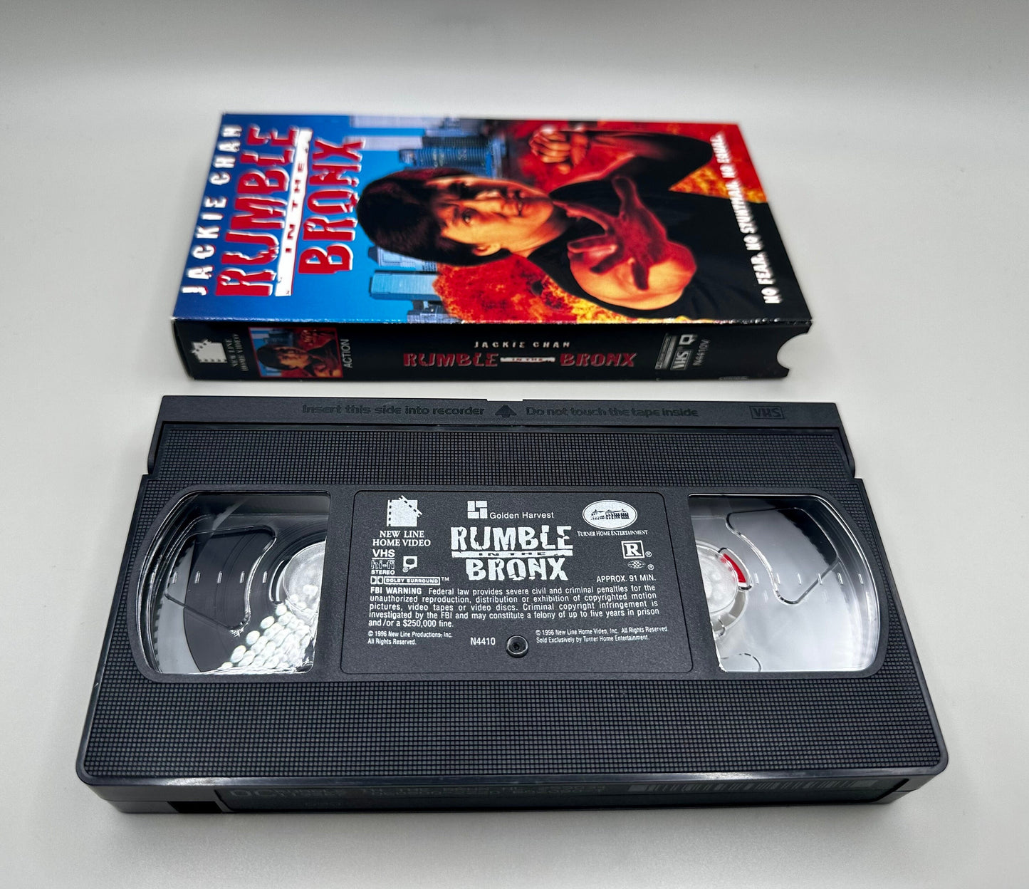 Rumble in the Bronx New Line Home Video Jackie Chan Classic Action Film VHS 1996