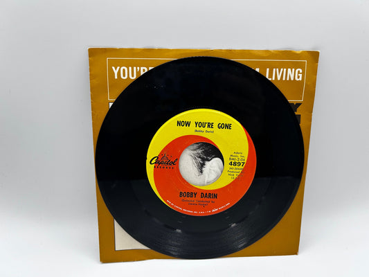 Bobby Darin - You're The Reason I'm Living/Now You’re Gone 1963 45 RPM Vinyl