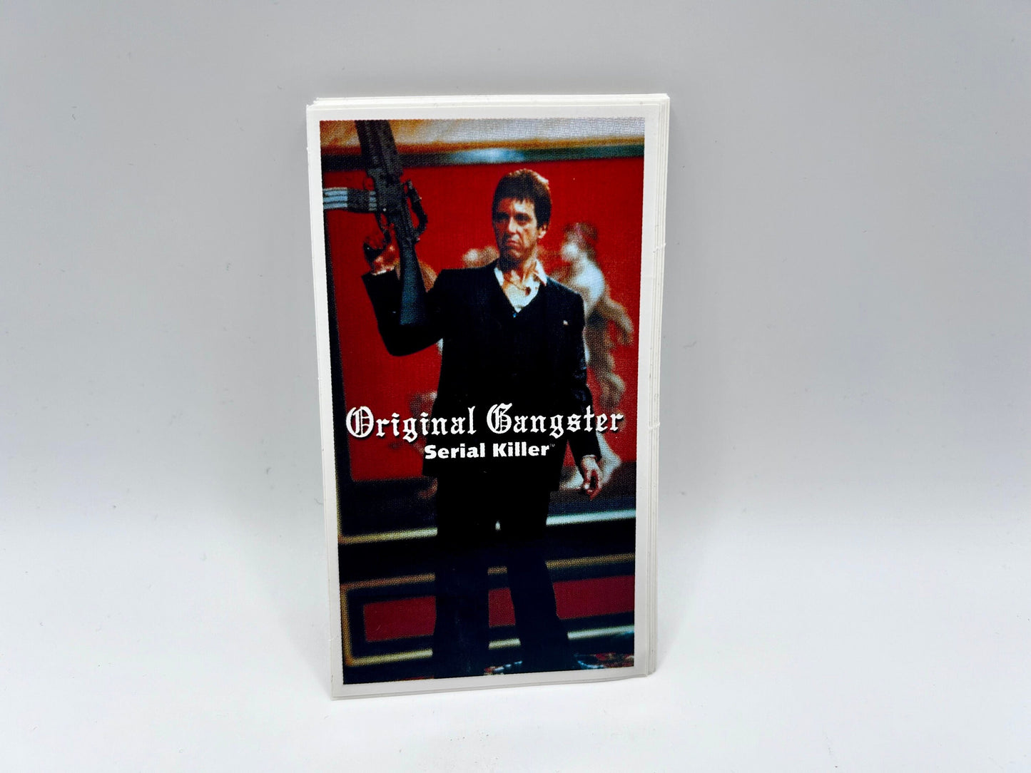 Scarface Original Gangster Al Pacino Serial Killer Sticker Company Skate Movie Vintage 90s