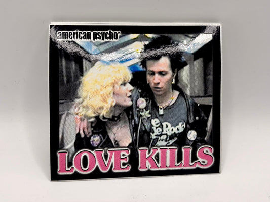 Sid and Nancy American Psycho Sticker Company Movie Vintage 90s