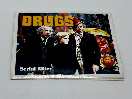 Drugs Willy Wonka Serial Killer Sticker Company Skate Movie Vintage 90s