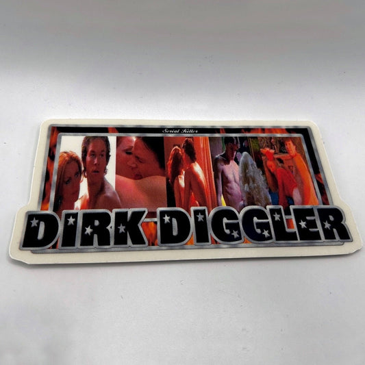 Dirk Diggler Boogie Nights Serial Killer Sticker Company Skate Movie Vintage 90s