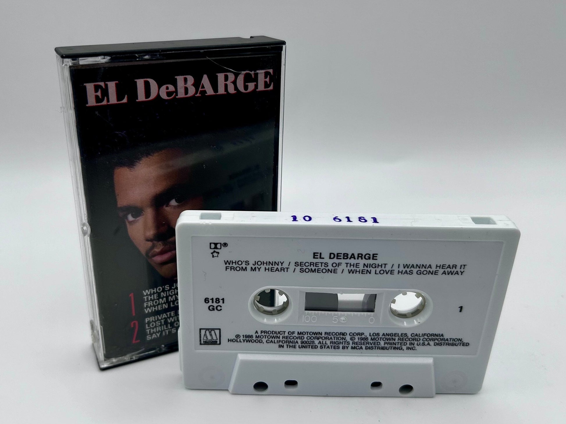 El DeBarge Self Titled R&B Album 1986 Cassette Tape TESTED