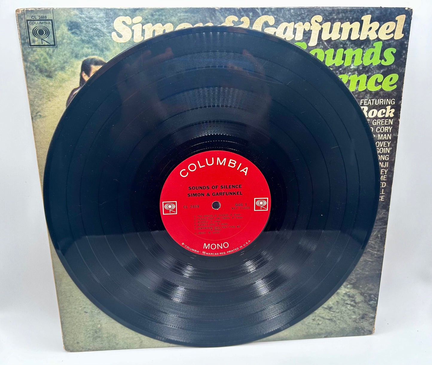 Simon & Garfunkel Sounds Of Silence CL 2469 Vinyl LP 1965