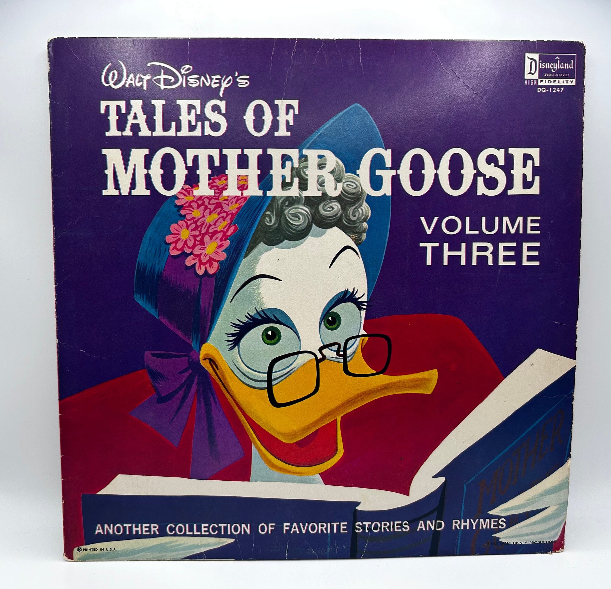 Walt Disney's Tales Of Mother Goose Volume Three Vinyl LP 1963