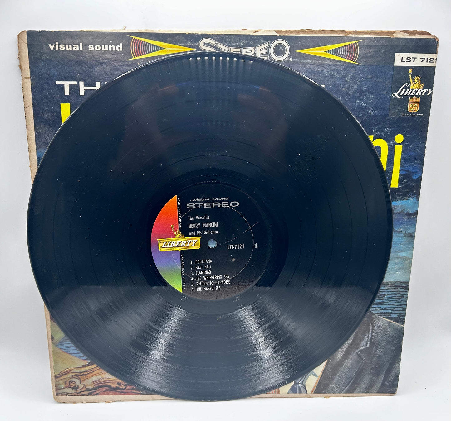 Henry Mancini The Versatile Henry Mancini LP LST-7121 Space Age Jazz Pop Vinyl LP